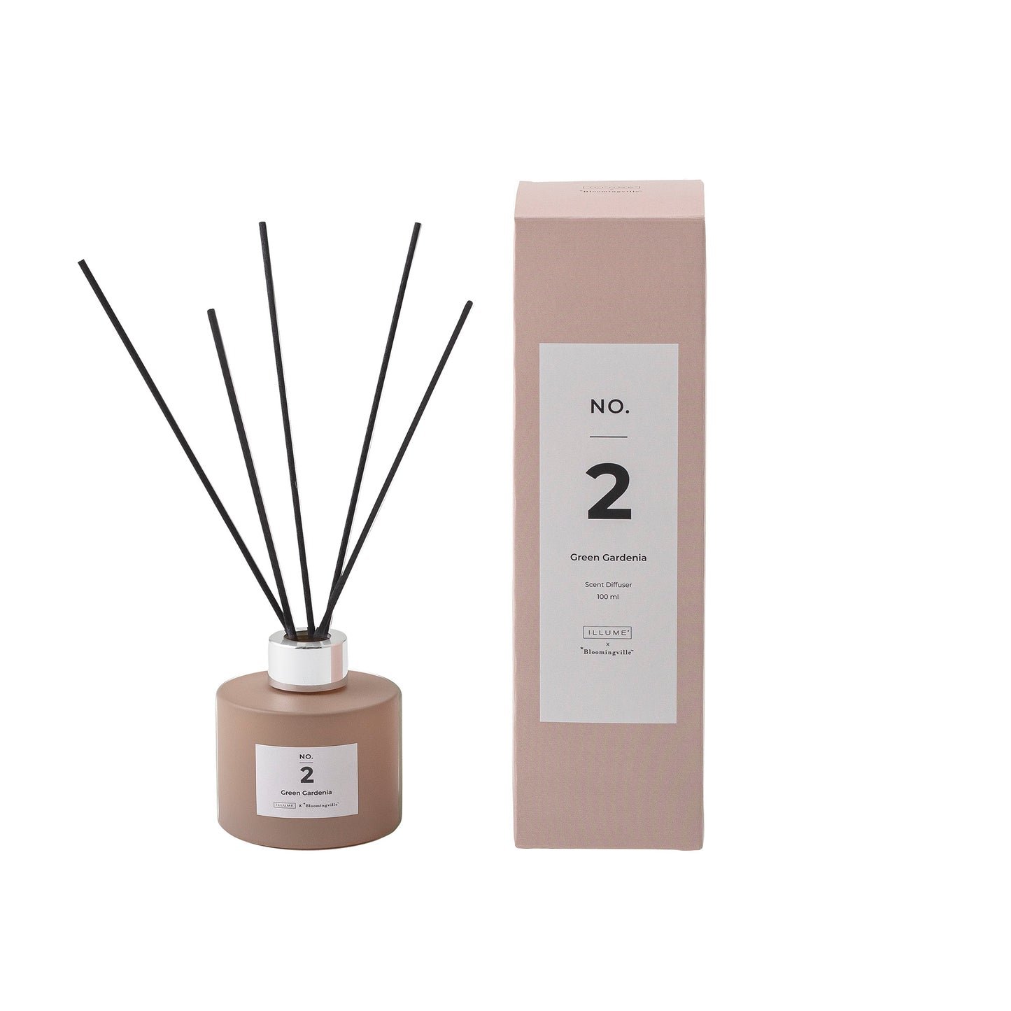 NO. 2 - Green Gardenia Scent Diffuser, Rose, Duftflüssigkeit