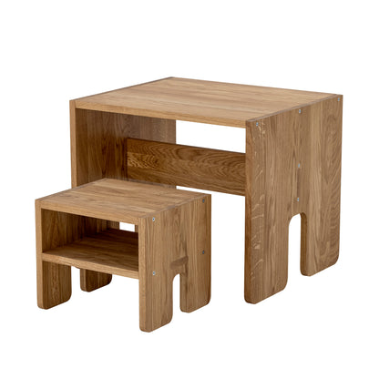 Hocker Bas, Braun, Eiche