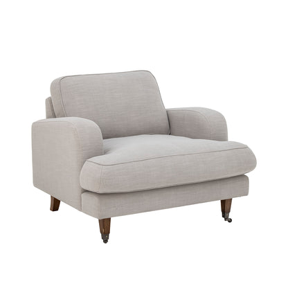 Loungesessel Augusta, Natur, Polyester